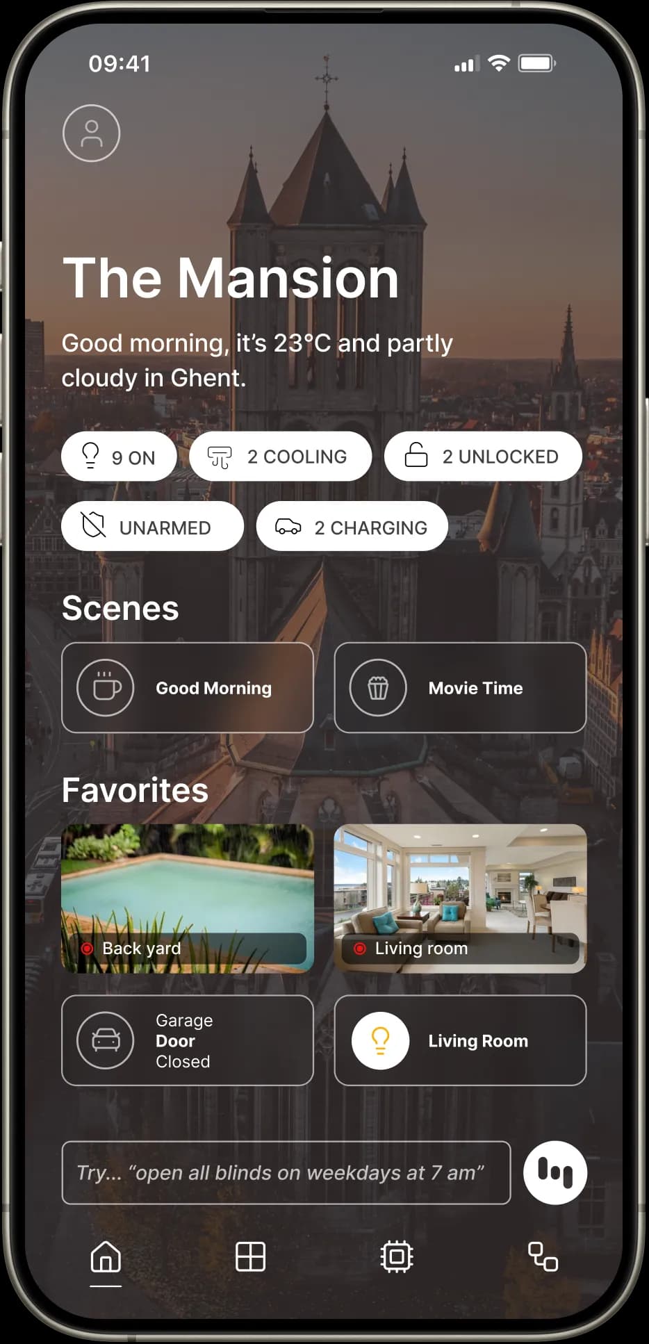 Nexxteq mobile app interface