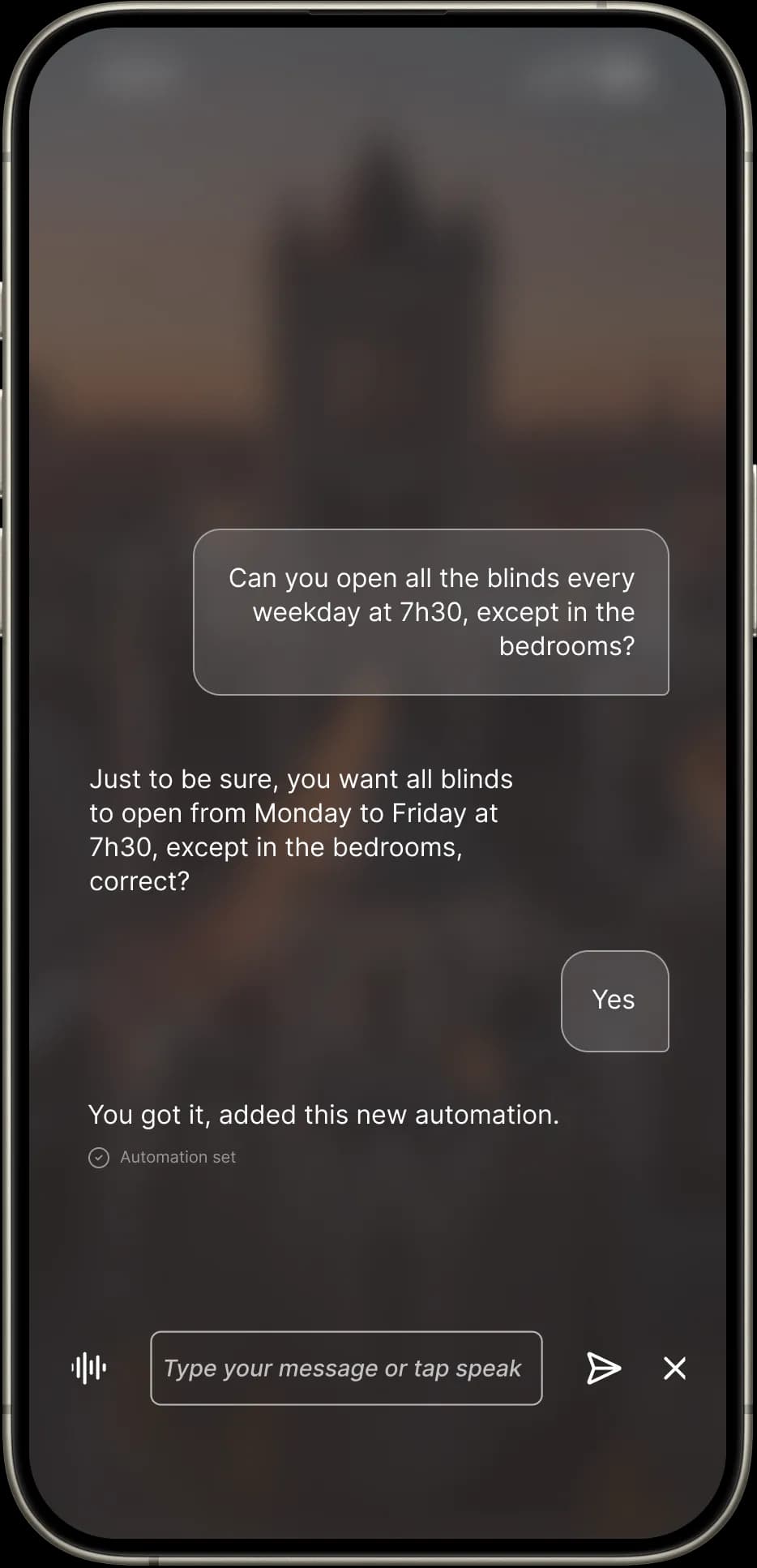 Nexxteq AI assistant conversation interface